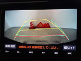 バックガイドモニターを装備しています、車庫入れもラクラクです。