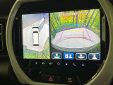 【全方位モニター用カメラ】専用のカメラにより、上から見下ろしたような視点で360度クルマの周囲を確認することができます☆死角部分も確認しやすく、狭い場所での切り返しや駐車もスムーズに行えます。