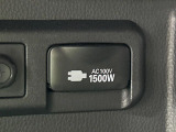 【1500Wアクセサリーコンセント】消費電力1500Wまでの家電が使えます。キャンプやスポーツ・アウトドアでのアクティビティはもちろん、災害・停電の際に大活躍♪