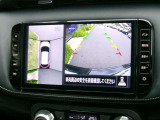 アラウンドビューモニター付きです 上から見たイメージで駐車出来ますので車庫入れの苦手な方も楽に駐車出来ます♪