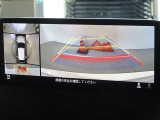 バックガイドモニターを装備しています、車庫入れもラクラクです。パノラミックビューモニターを搭載しています、上からの画像も表示されます。