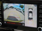 「パノラミックビューモニター」でクルマを真上から見るように周囲を確認でき、駐車の際に大活躍☆