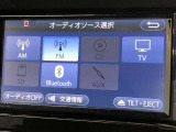 Bluetooth(ブルートゥース)接続機能付き。スマートフォンなどからお気に入りの音楽をワイヤレス再生できます。ドライブがさらに楽しくなりますね。