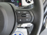 ハンドル右側はクルーズコントロールのスイッチを装備しています。運転中の操作も安心して行えます。