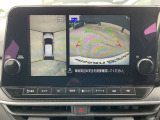 アラウンドビューモニターの映像も確認出来ます。