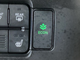 ★ECONスイッチ★ エコドライブを加速しよう!スイッチをONにすると、運転の仕方によるロスを抑え込み燃費をよくするようクルマが頑張ります(*^ー^*)燃費向上にチャレンジ♪