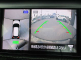 アラウンドビューモニター、車の周囲がナビ画面で確認でき、安心して駐車することができます。