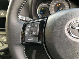 【ステアリングスイッチ】左です。ステアリングから手を離さず、運転に集中したまま手元でオーディオ操作等が出来ます。
