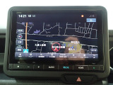 ホンダ純正ナビなのでダッシュボードにスッキリと収まっています。土地勘の無い所でも道に迷わず安心ですね!