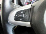 ステアリングスイッチは前方から目を離すことなく操作することが可能。わき見運転の防止に。