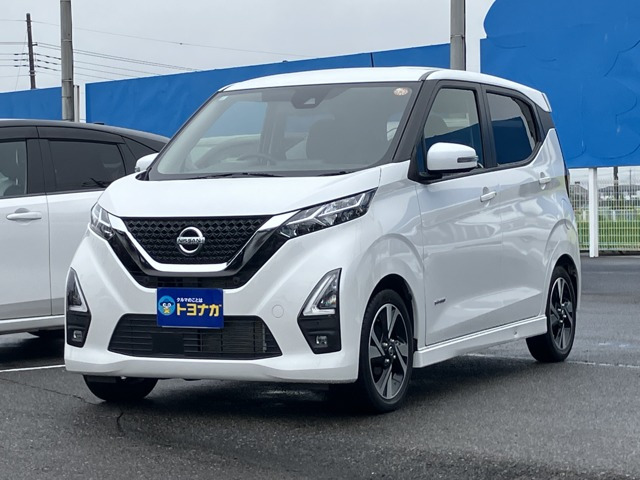 デイズ ハイウェイスターX 雹凹オートエアコン LEDヘッドライト