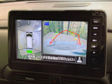 【アラウンドビューモニター】専用のカメラにより、上から見下ろしたような視点で360度クルマの周囲を確認することができます☆死角部分も確認しやすく、狭い場所での切り返しや駐車もスムーズに行えます。