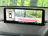 【360&deg;ビューモニター】専用のカメラにより、上から見下ろしたような視点で360度クルマの周囲を確認することができます☆死角部分も確認しやすく、狭い場所での切り返しや駐車もスムーズに行えます。