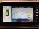 パノラミックビューモニターを装備。クルマを真上から見るように周囲を確認できます。機能の詳細はスタッフまでお問い合わせください。
