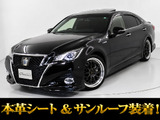 ★トヨタ クラウンHV 2.5アスリートG 後期型★★禁煙車★黒革★フルエアロ★サンルーフ★★アドバンストPKG★レーダークルーズ★★プリクラッシュ★クリアランスソナー★★踏み間違い防止★パーキングアシスト★