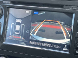 アラウンドビューモニター装備!空から見ているような映像によって不慣れな場所での車庫入れや縦列駐車等はもちろん狭い道でのすれ違いも安心していただけます♪