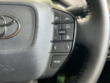 【レーダークルーズコントロール】高速道路での長距離走行が楽に!!自動で速度を保つクルーズコントロールが、衝突軽減システムと連携し、前方の車両を感知して車間を保つように速度調節してくれます!!