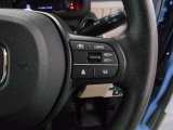 ハンドル右側にはクルーズコントロールのスイッチが装備され、運転中の操作も安心して行えます。