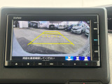 バックカメラ画面、3視点切り替え