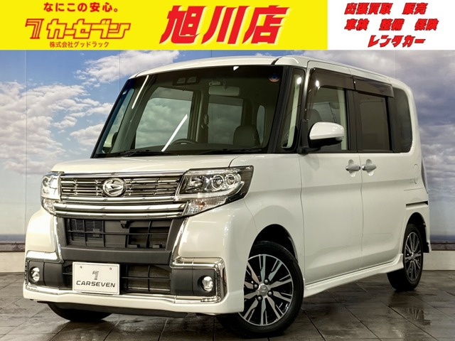 タントカスタム X トップエディション SAIII 4WD アラウンドビューモニター 純正エン...