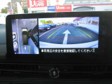上から見下ろすようにピッタリ駐車、アラウンドビュ-モニタ-!