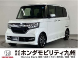 N-BOXカスタムGLホンダセンシングです!純正メモリーナビ、衝突低減ブレーキ、リアカメラ、パワースライドドア、LEDヘッド、ETC、純正14インチアルミホイール他、充実しています!