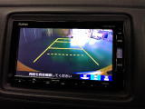 バックカメラの画像です。ガイドラインがスムースな車庫入れをサポートいたします。車庫入れの安心感がアップしますね。