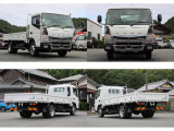 キャンター  平ボディー 4.3t ワイドロング カス