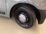 純正14インチスチールホイール+センターホイールカバー
