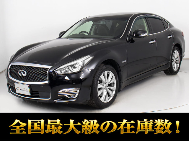 フーガハイブリッド 3.5 VIP 後期型 アラウンドビューモニター 黒本革