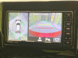 【全方位モニター用カメラ】専用のカメラにより、上から見下ろしたような視点で360度クルマの周囲を確認することができます☆死角部分も確認しやすく、狭い場所での切り返しや駐車もスムーズに行えます。