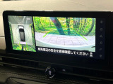 【アラウンドビューモニター】専用のカメラにより、上から見下ろしたような視点で360度クルマの周囲を確認することができます☆死角部分も確認しやすく、狭い場所での切り返しや駐車もスムーズに行えます。