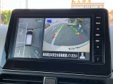 バック時には今や必須のバックカメラ・アラウンドビューを装備!目安のライン表示可能!