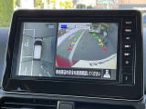 バック時には今や必須のバックカメラ・アラウンドビューを装備!目安のライン表示可能!