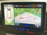 【パノラミックビューモニター】専用のカメラにより、上から見下ろしたような視点で360度クルマの周囲を確認することができます☆死角部分も確認しやすく、狭い場所での切り返しや駐車もスムーズに行えます。