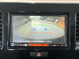 バックカメラが装着されています。ガイド機能付きなので後方の距離もつかみやすくなっています