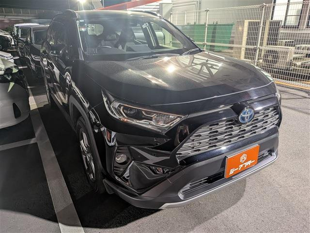 RAV4 2.5 ハイブリッド G E-Four 4WD パノラマルーフ 黒レザーシート 禁煙車