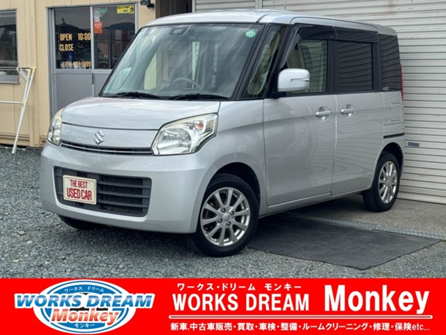 スペーシア T レーダーブレーキサポート 4WD 関東仕入れ 車検整備付き ターボ 左Pスラ