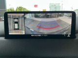 360度ビューモニターです。前後左右の安全を確認できます。