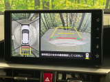 【パノラミックビューモニター】専用のカメラにより、上から見下ろしたような視点で360度クルマの周囲を確認することができます☆死角部分も確認しやすく、狭い場所での切り返しや駐車もスムーズに行えます。