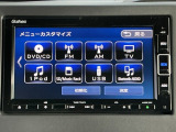 純正ナビです。AM/FM、CDはもちろんBluetoothでお好きな音楽お楽しみいただけます。