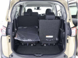 広々としたラゲージスペースを備えています。大きなものや長さのある荷物もしっかりと積み込めます。