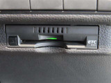 ETC車載器付きです。高速道路の料金所もスムーズに通過できます。