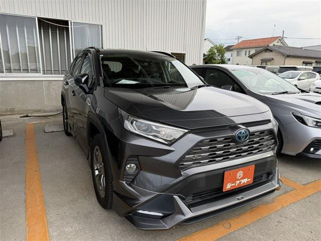 RAV4 2.5 ハイブリッド G E-Four 4WD TRDフルエアロ 禁煙車 純正9インチナビ