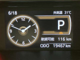 走行距離の表示になります。