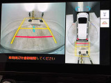 複数のカメラを駆使して車を上から見下ろした視点を合成!高精度で駐車をサポートするパノラミックビューモニター!
