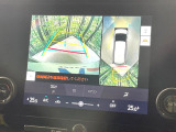 【パノラミックビューモニター】専用のカメラにより、上から見下ろしたような視点で360度クルマの周囲を確認することができます☆死角部分も確認しやすく、狭い場所での切り返しや駐車もスムーズに行えます。