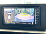 【パノラミックビューモニター】専用のカメラにより、上から見下ろしたような視点で360度クルマの周囲を確認することができます☆死角部分も確認しやすく、狭い場所での切り返しや駐車もスムーズに行えます。