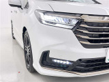 フォグランプ装着車です。暗い夜道の車両前方を明るく照らします