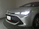 LEDヘッドライトです。デザイン性がよくとても明るいので、夜間の走行や悪天候でも安心です。しかも長寿命!